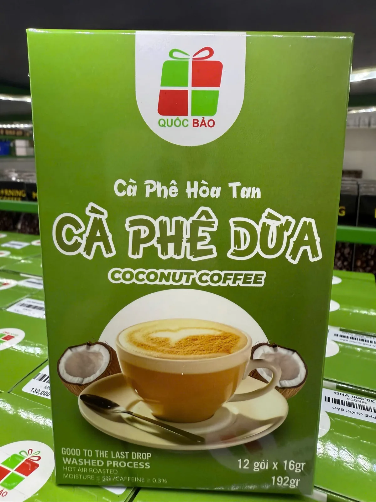 Cà phê dừa Quốc Bảo