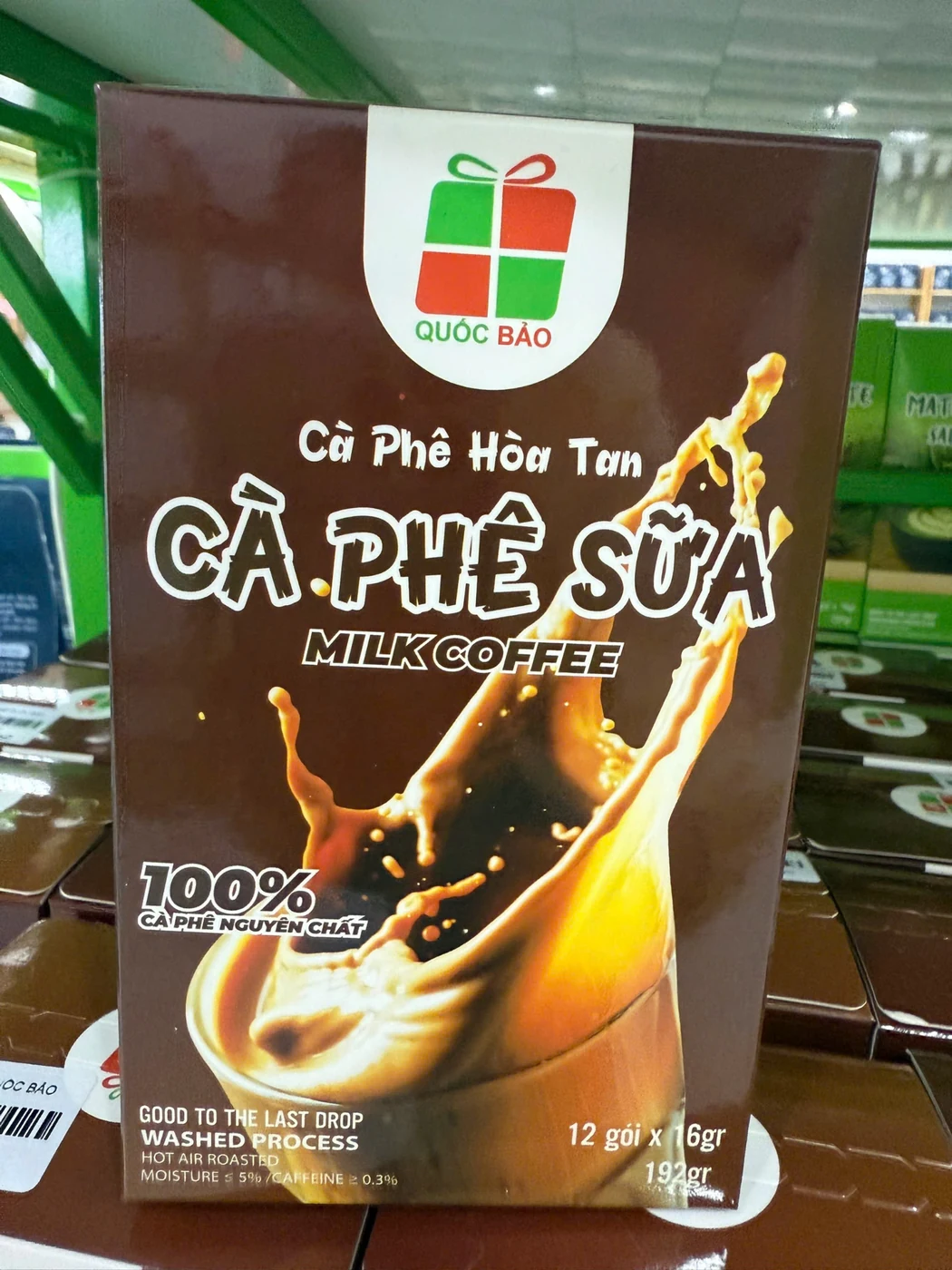 Cà phê hòa tan sữa Quốc Bảo